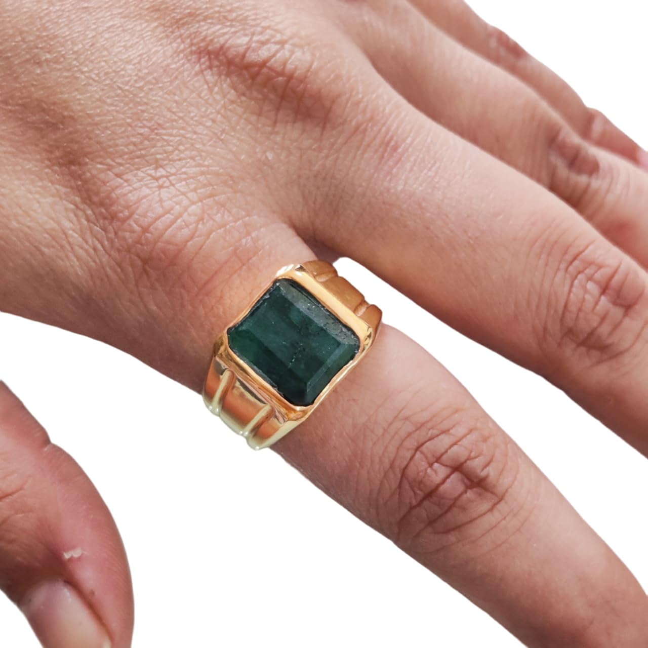 Fancy Oval Emeralds Luxury Ring - Emeralds International LLC.
